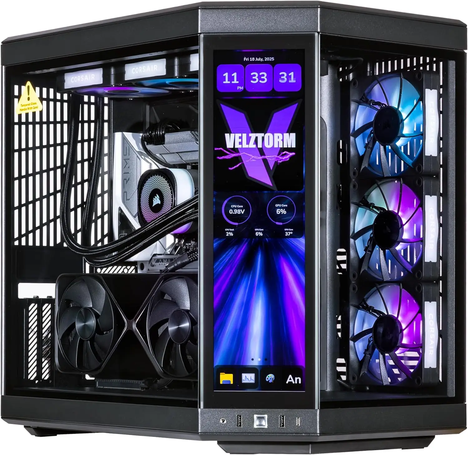 Velztorm LCD Black Praetix Cus - Rtx 5090 32Gb recension och pris